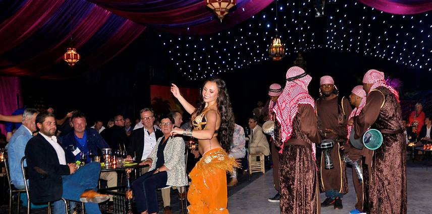 Marokkaanse thee en een buikdanseres